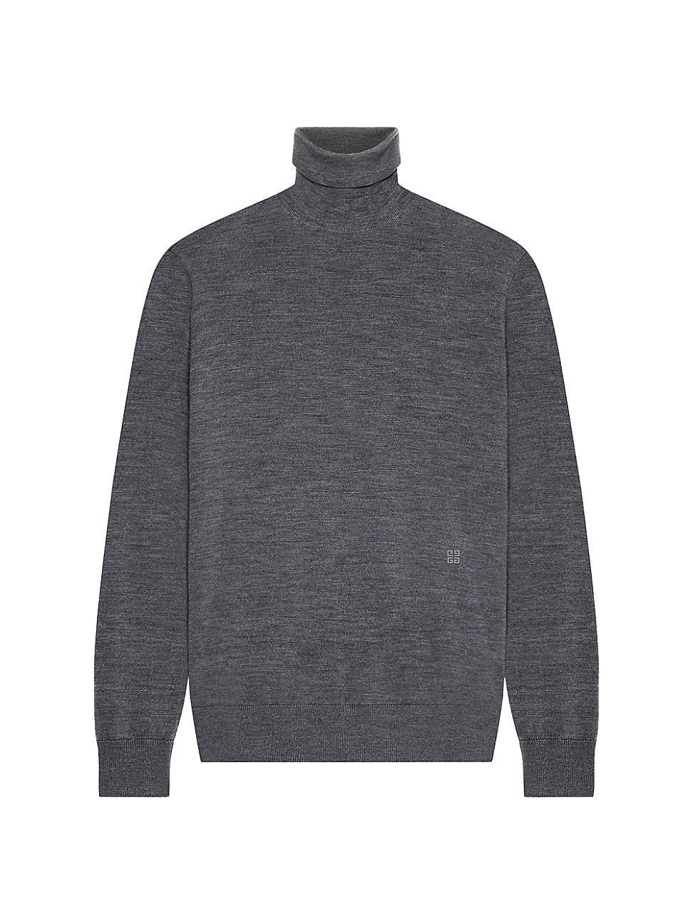 Mens Turtleneck Sweater In Wool And Cashmere Product Image