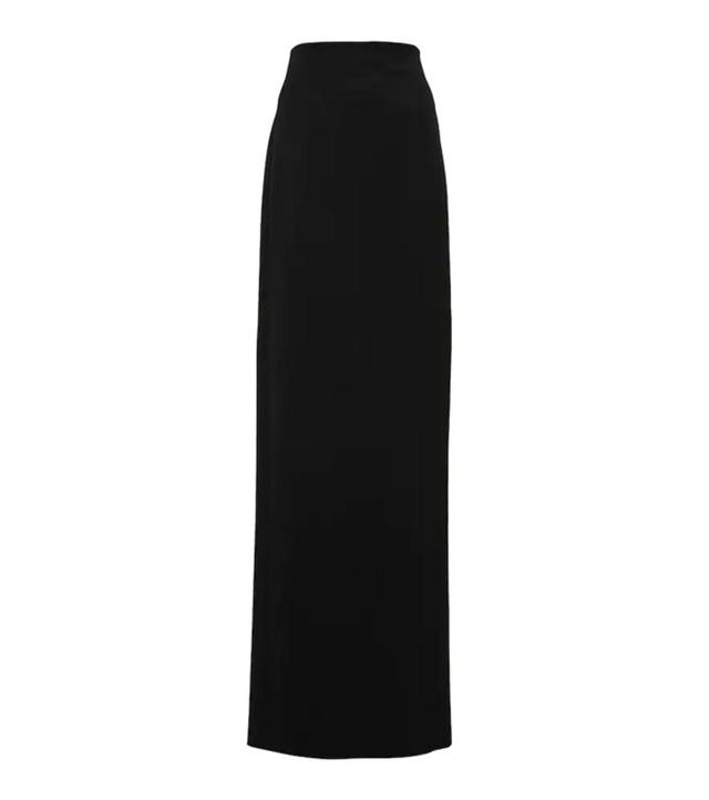 Silk-satin Maxi Skirt In Noir Product Image