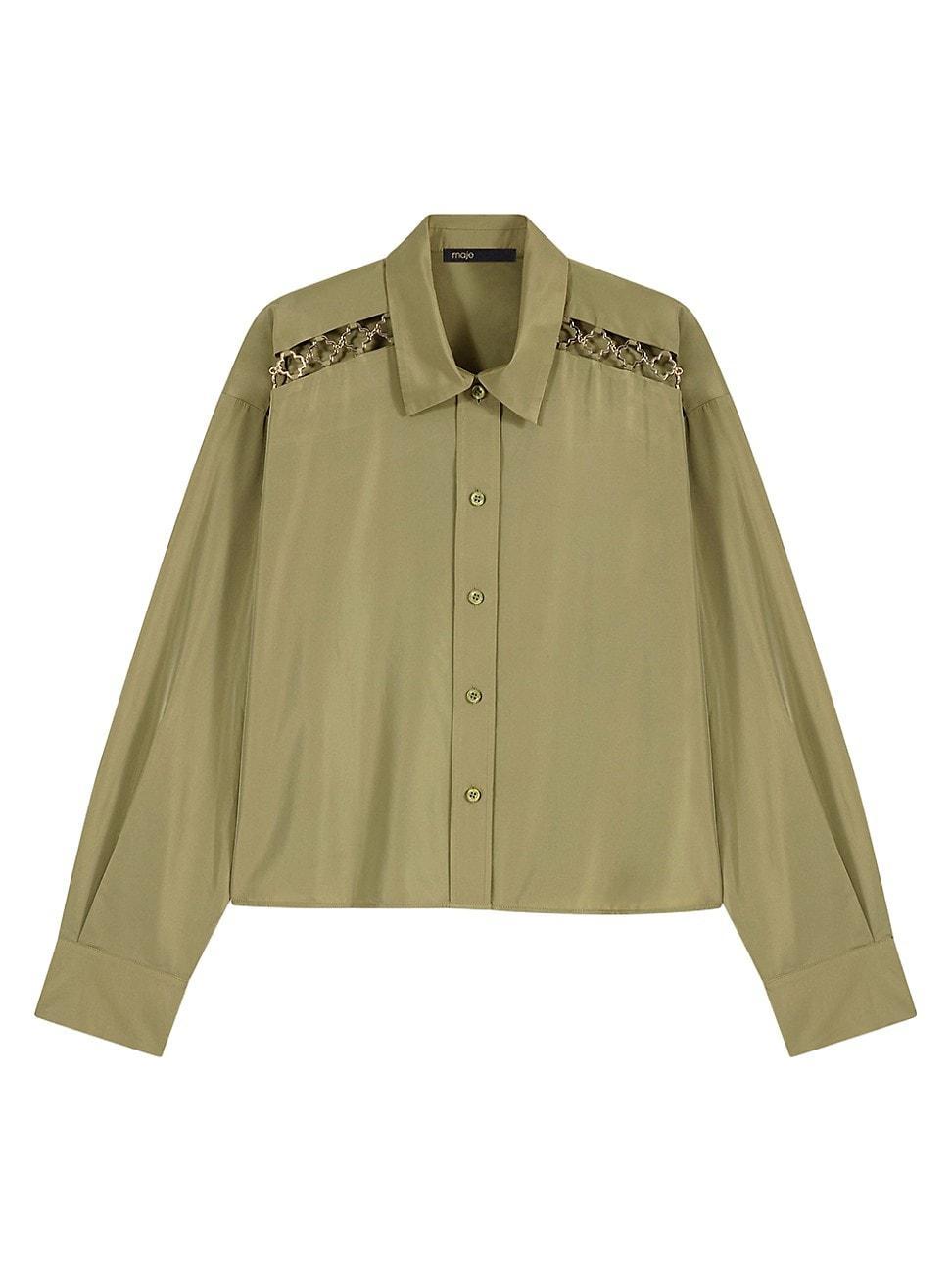 Womens Openwork Shirt Product Image