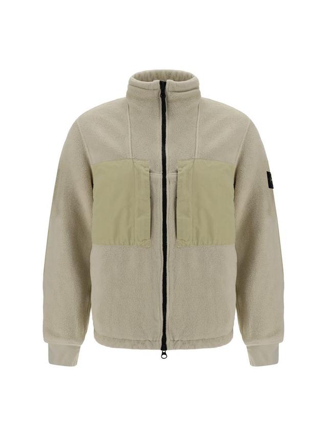 STONE ISLAND Jacket In Plaster Product Image