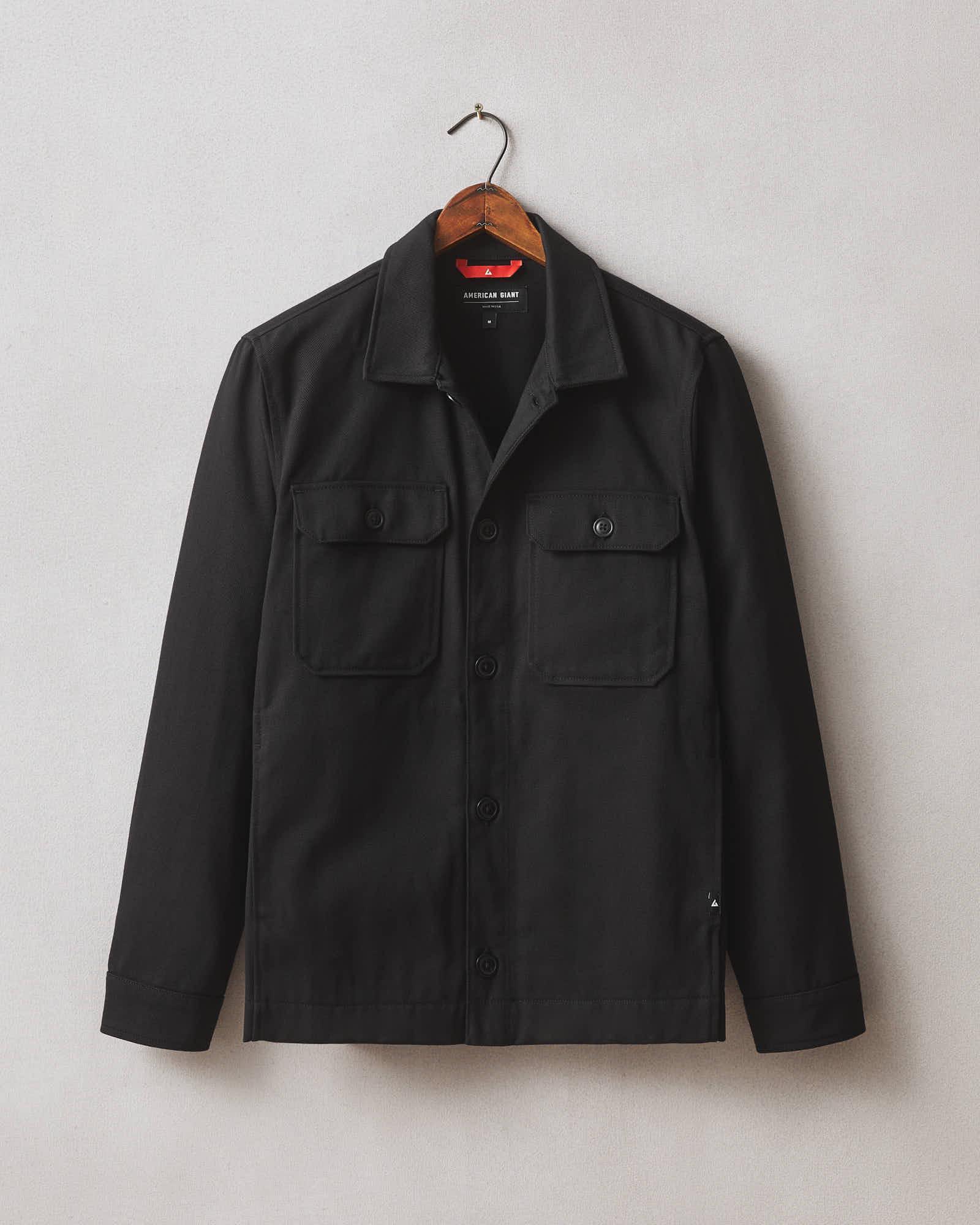 Shirt Jacket  - Black Product Image