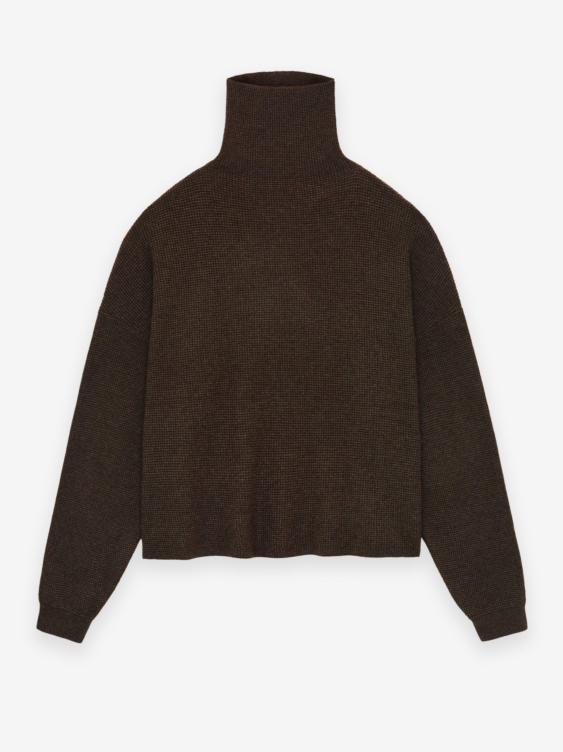 Women's Waffle Turtleneck Female Product Image