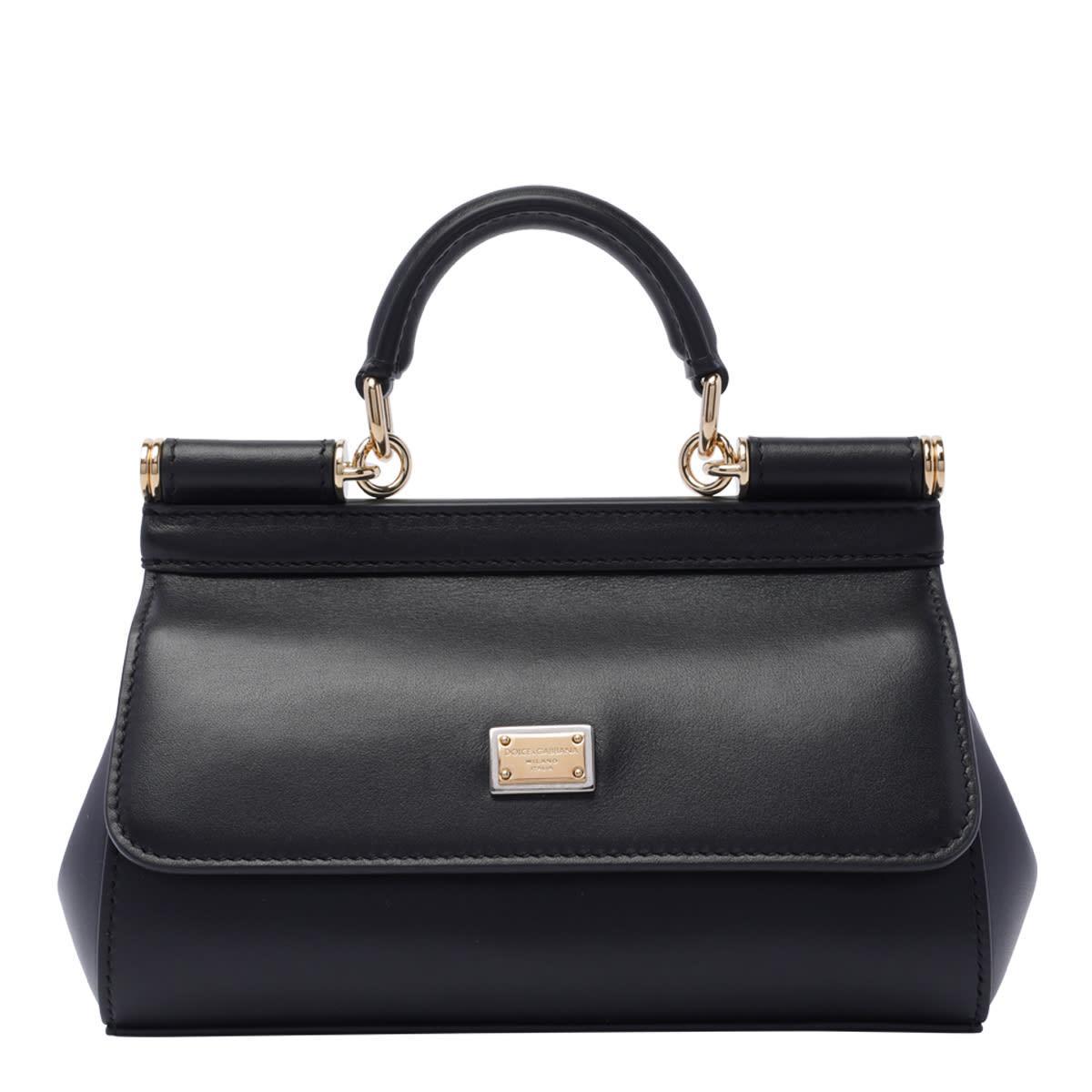 Small Sicily Handbag In Black Product Image