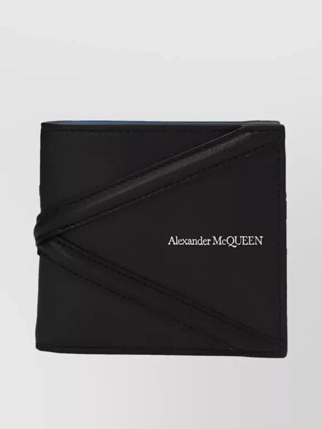 Logo-embossed Leather Bifold Wallet In Black Product Image