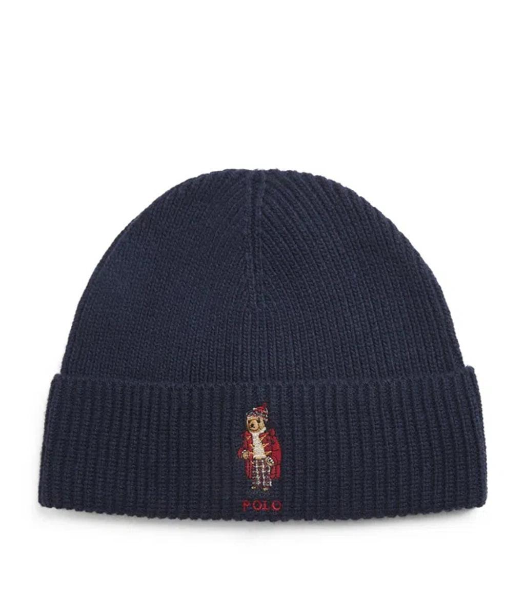 POLO RALPH LAUREN Men's Holiday Bear Beanie In Newport Na Product Image