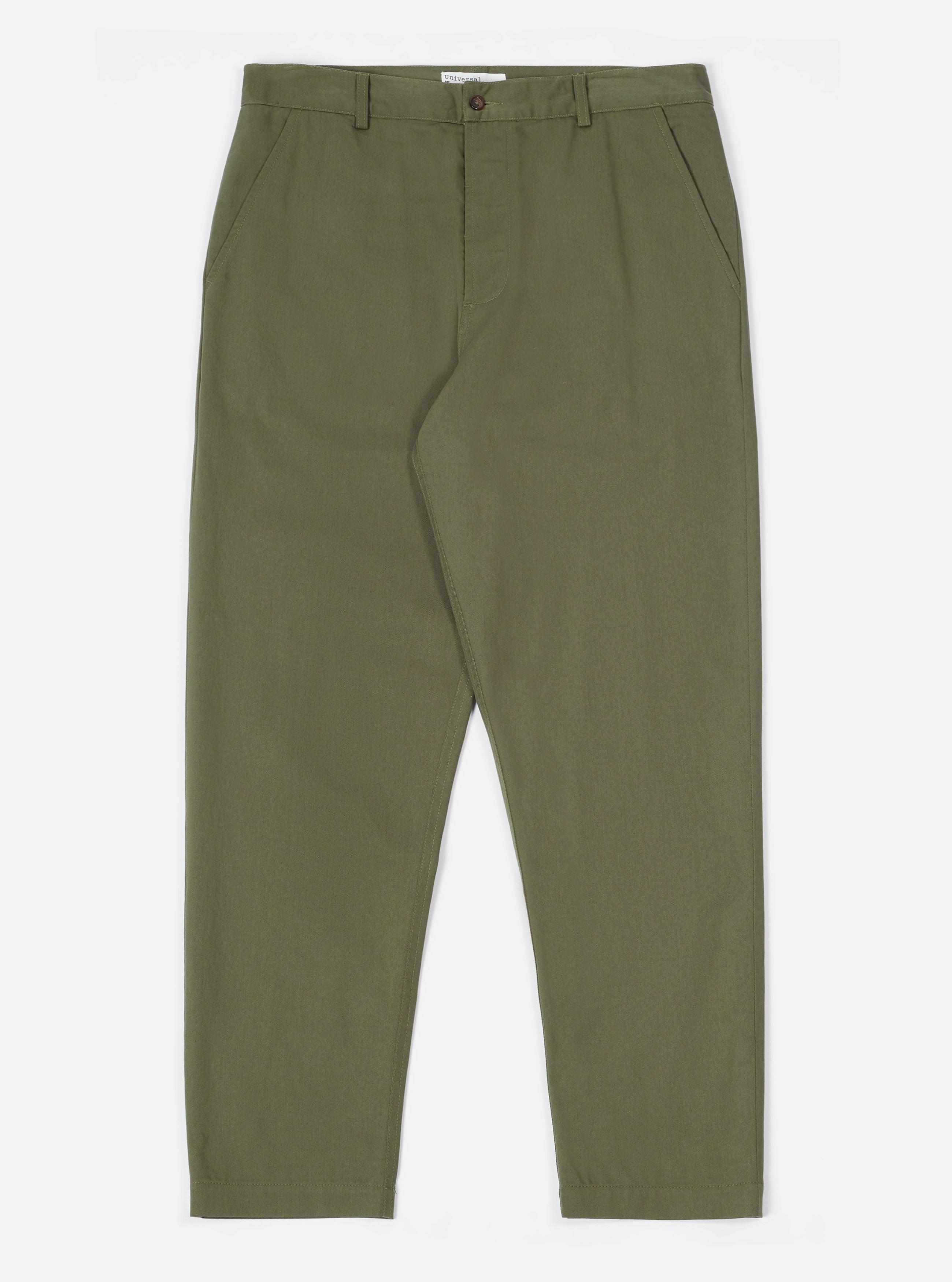 Universal Works Military Chino in Light Olive Twill product image