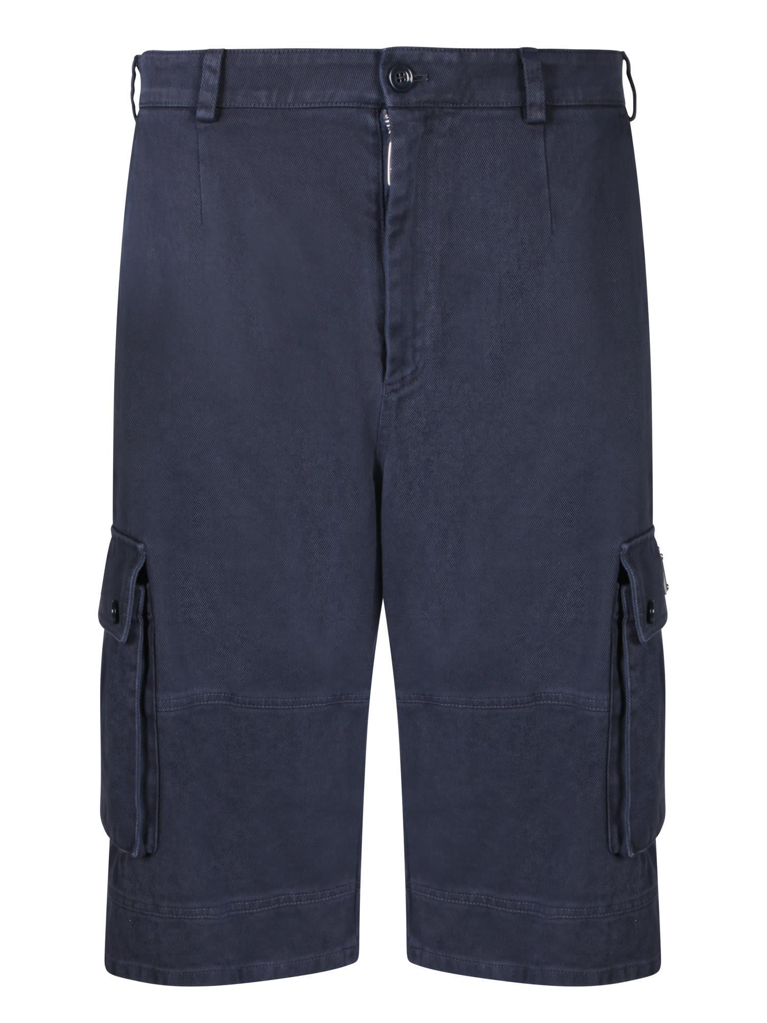 Cargo Blue Bermuda Shorts Product Image