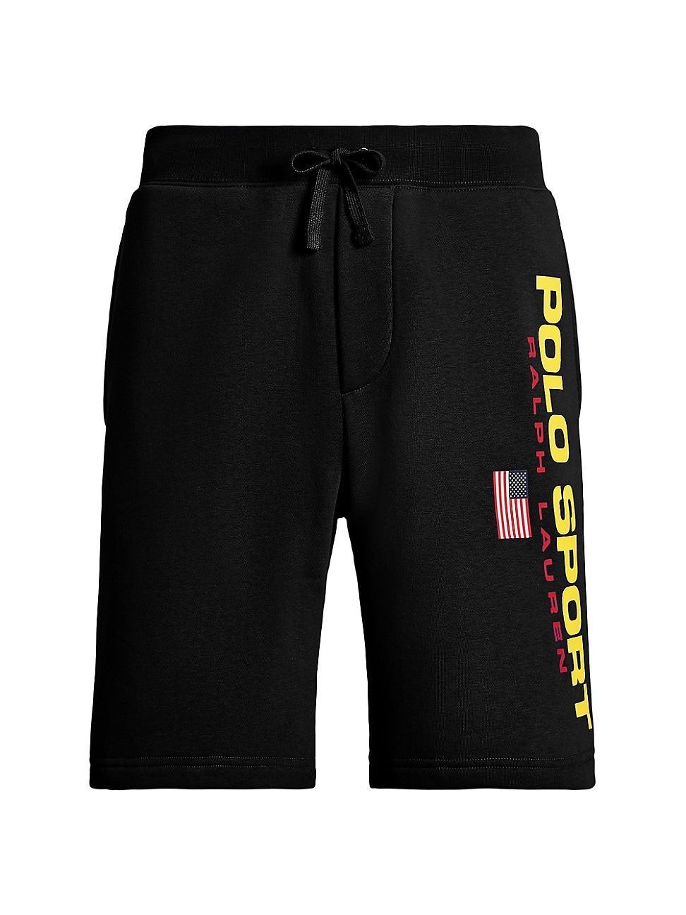 Mens Cotton-Blend Fleece Shorts Product Image