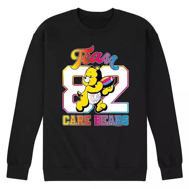 Mens Care Bears Football Fleece Sweatshirt Grey Gray Product Image