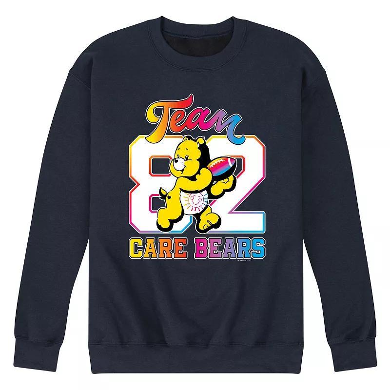 Mens Care Bears Football Fleece Sweatshirt Grey Gray Product Image