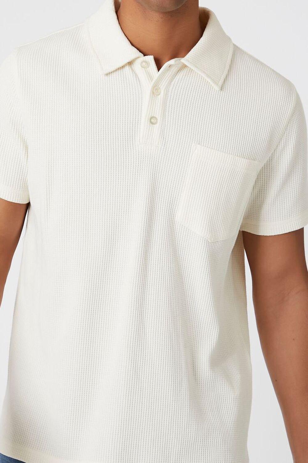 Ribbed Slim-Fit Pocket Polo Shirt | Forever 21 Product Image