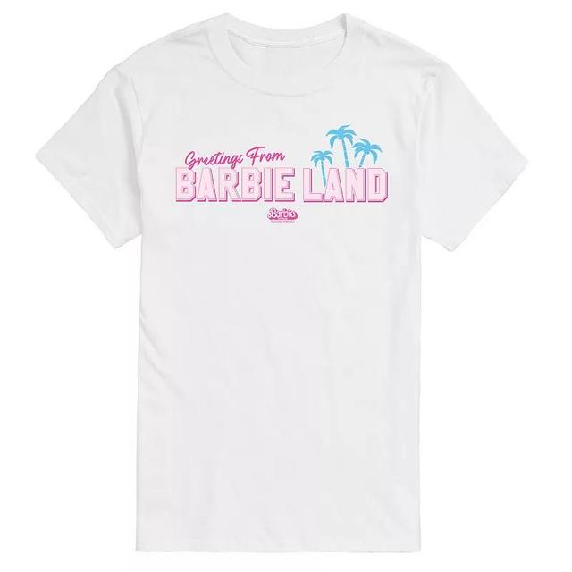 Mens Barbie Movie Greetings From Graphic Tee Product Image