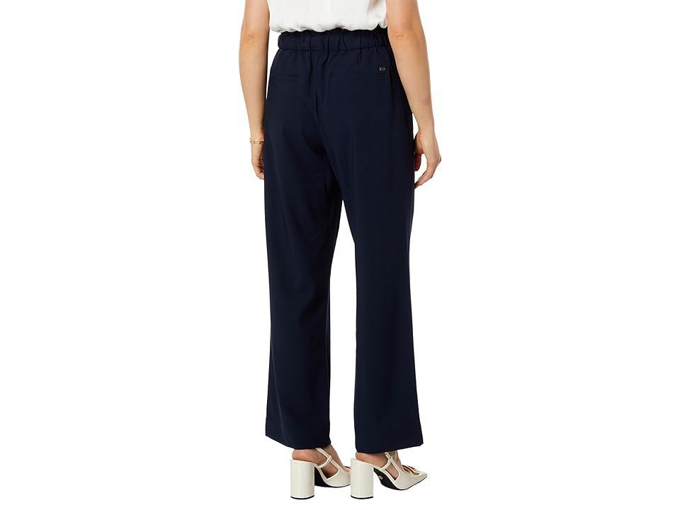 Tommy Hilfiger Elastic Belted Pants (Sky Captain) Women's Clothing Product Image