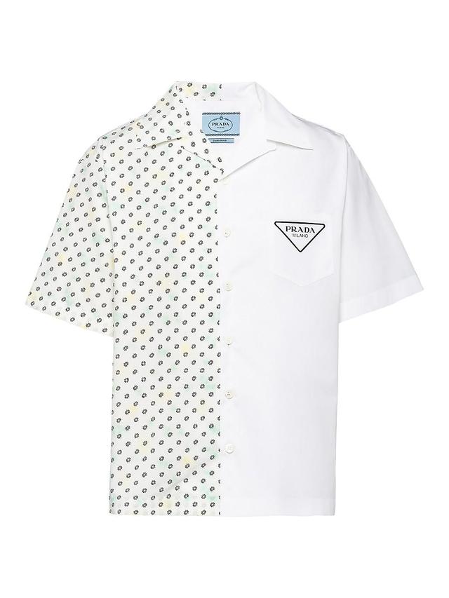 Mens Double Match Cotton Shirt Product Image