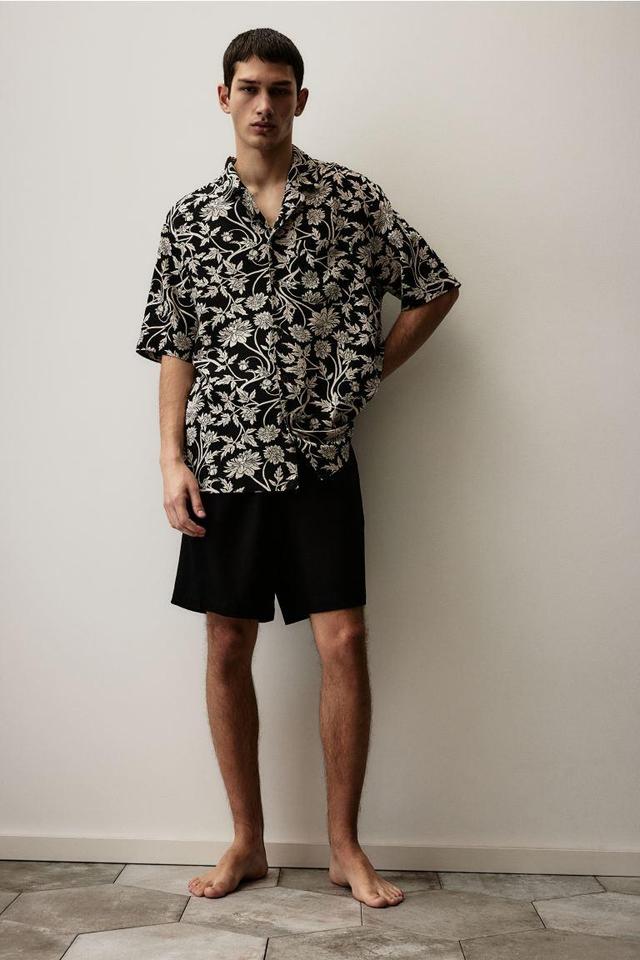 Pajama Shirt and Shorts Product Image