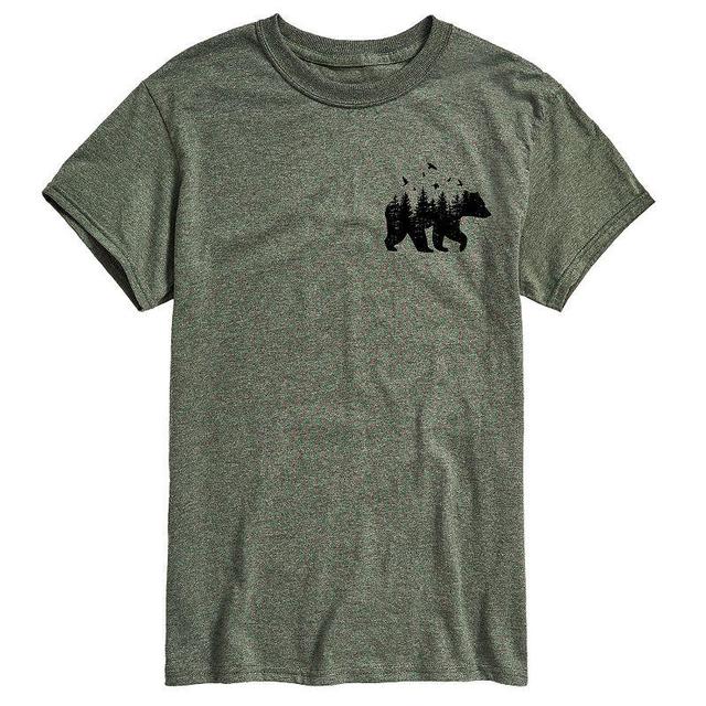 Mens Forest Bear Graphic Tee Product Image