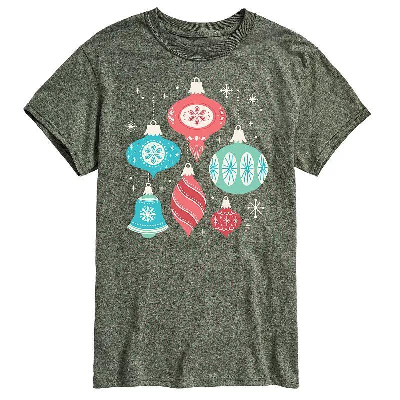 Big & Tall Retro Ornaments Graphic Tee, Mens Product Image