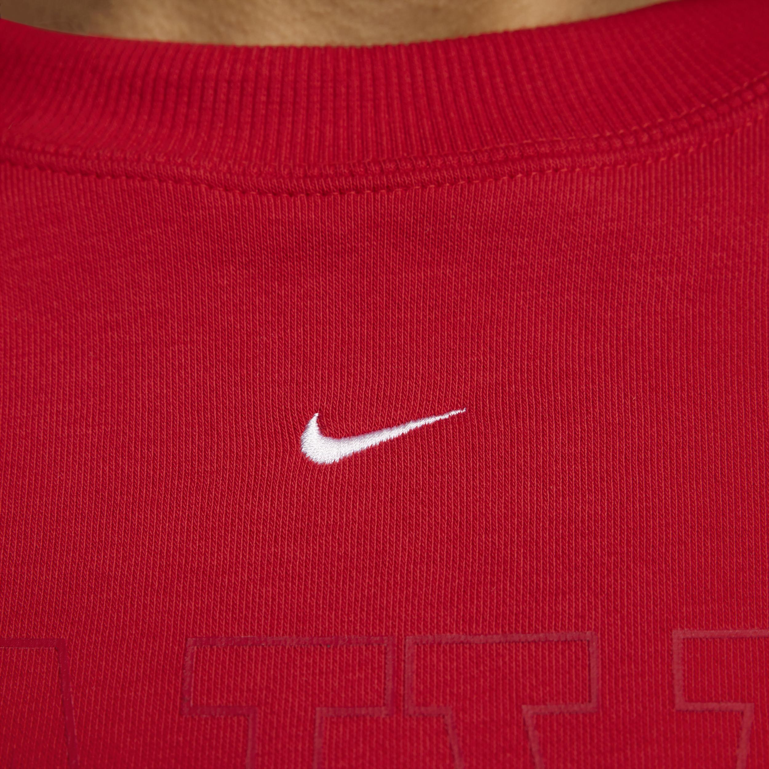 Nike Sportswear Phoenix Fleece Women's Over-Oversized Crew-Neck Graphic Sweatshirt Product Image