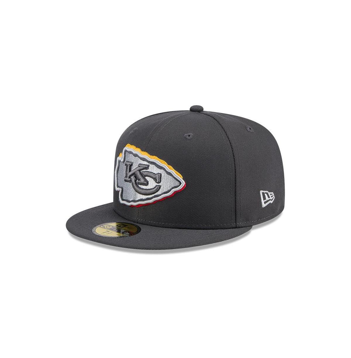 Mens New Era Graphite Kansas City Chiefs Official 2024 NFL Draft On Stage 59FIFTY Fitted Hat Product Image