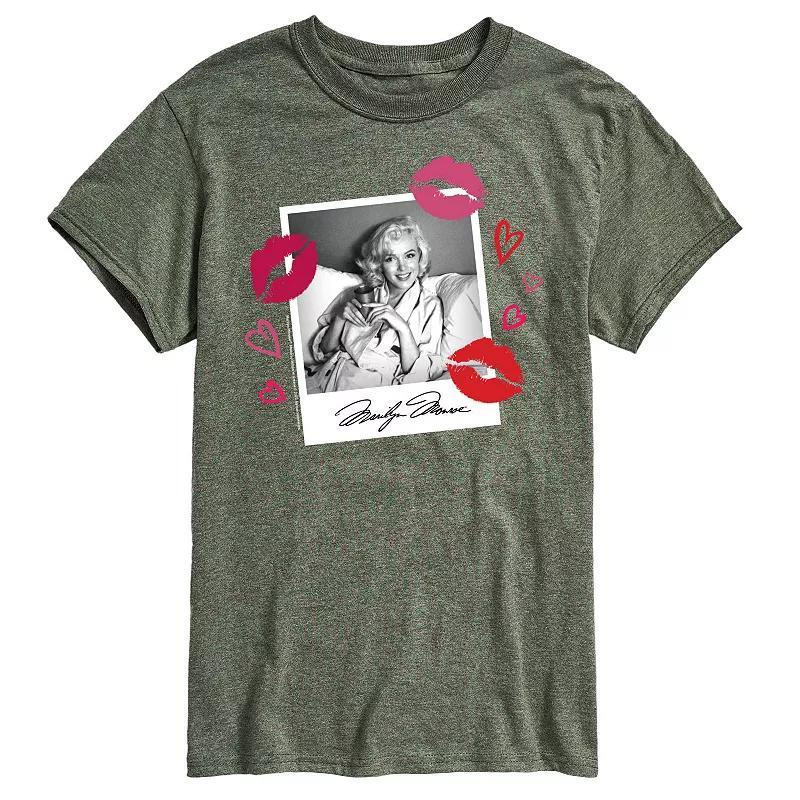 Mens Marilyn Monroe Photo Kiss Collage Tee Product Image