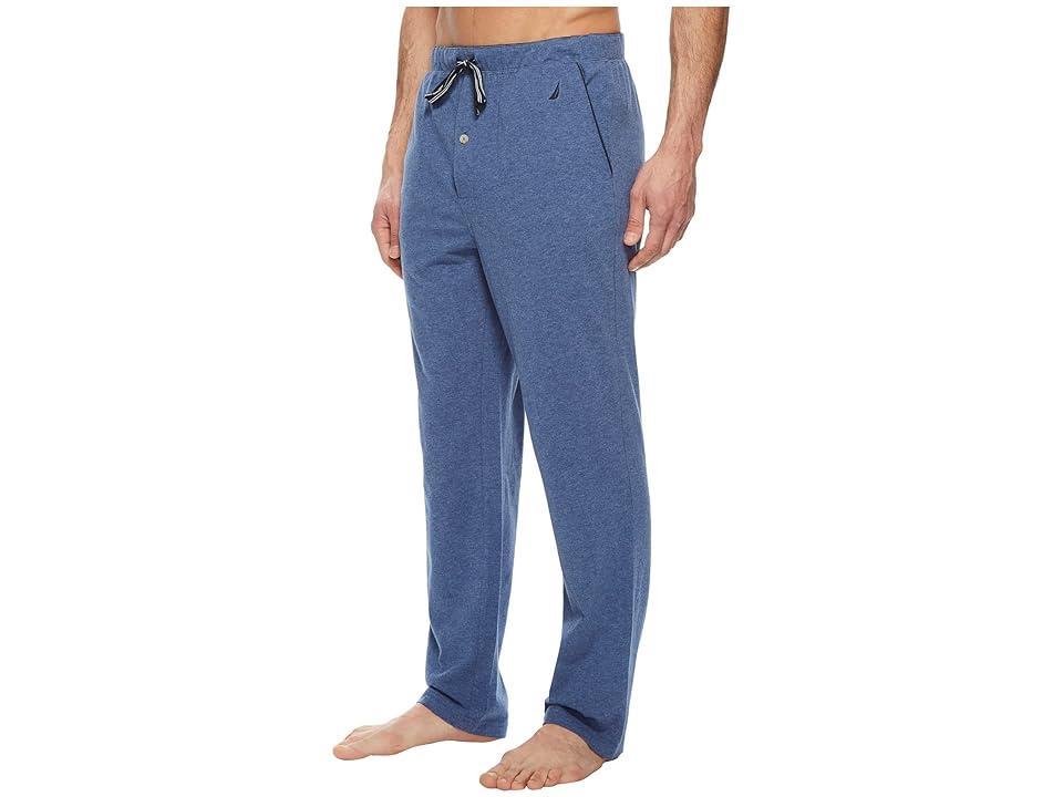 Nautica Knit Sleep Pants Indigo Heather) Men's Pajama Product Image