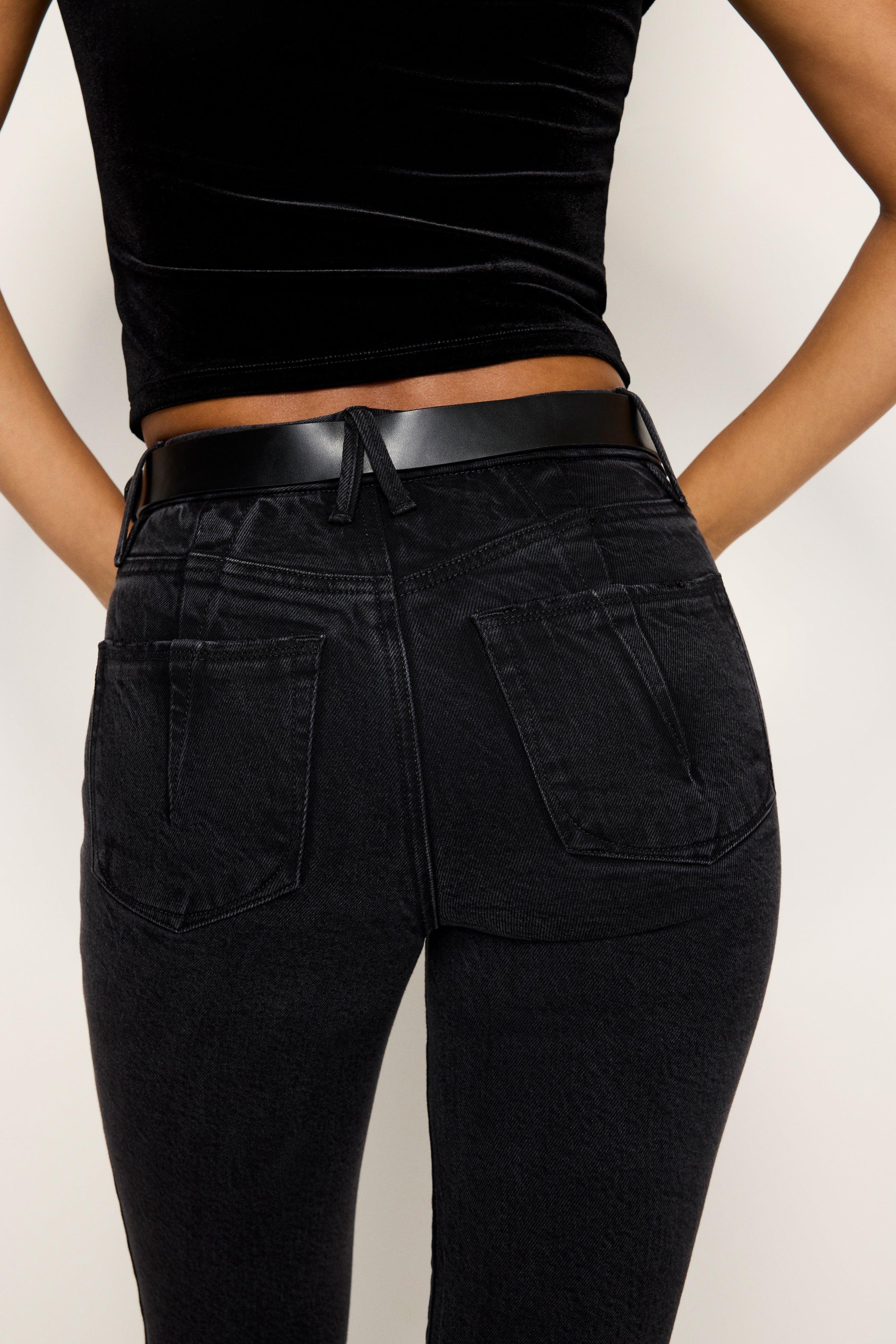 SOFT-TECH GOOD LEGS STRAIGHT JEANS | BLACK340 Product Image