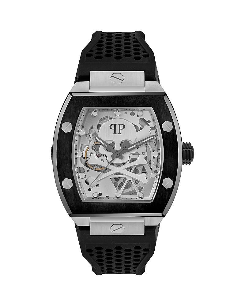 PHILIPP PLEIN The $keleton Silicone Strap Watch, 44mm Product Image