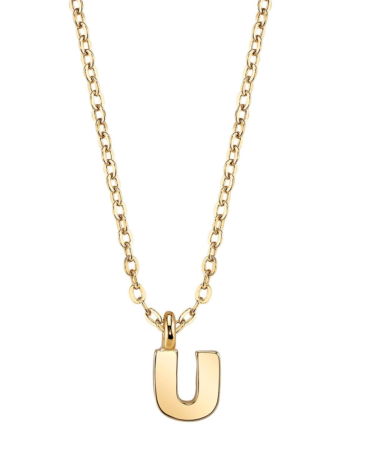 1928 Initial Pendant Necklace, Womens Yellow Product Image