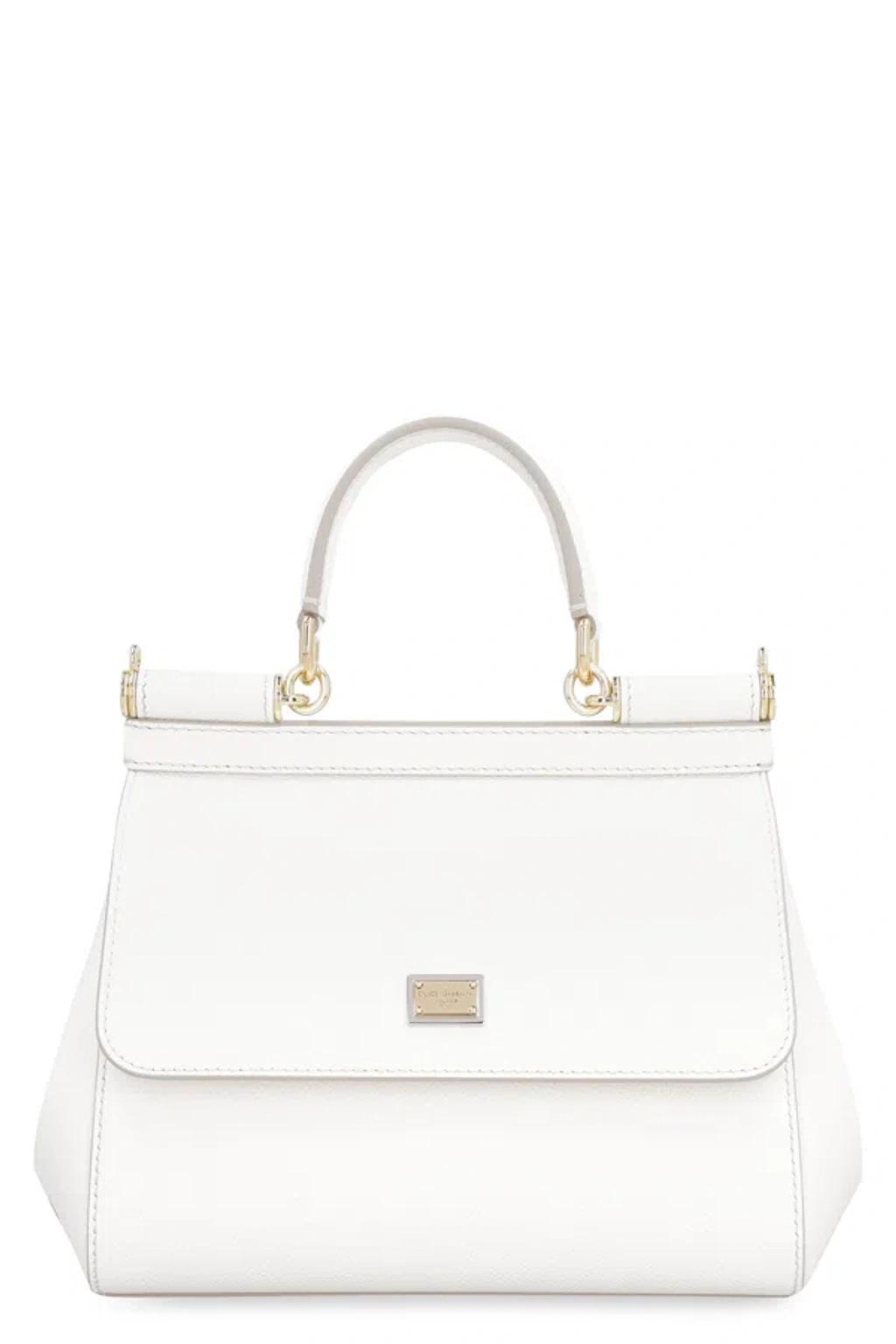 Women's Sicily Medium Handbag In Bianco Product Image