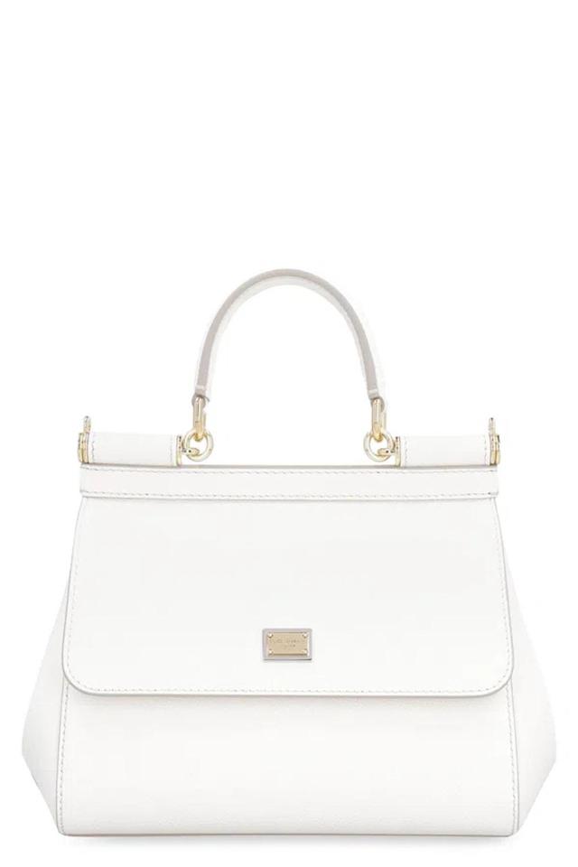 Women's Sicily Medium Handbag In Bianco Product Image