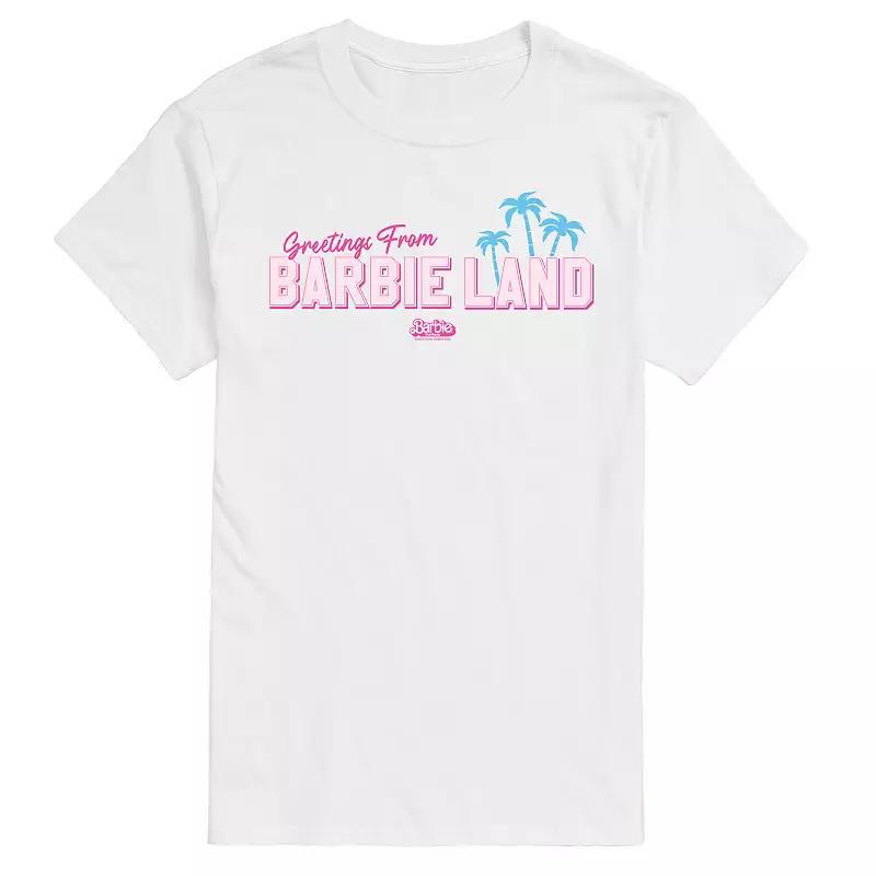 Mens Barbie Movie Greetings From Graphic Tee Product Image