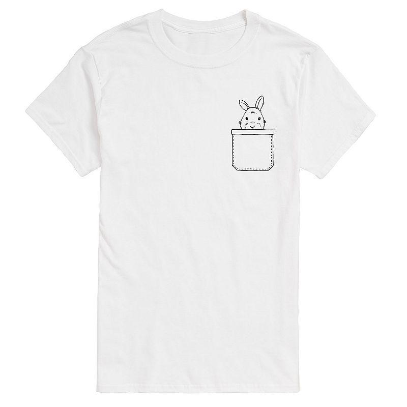 Big & Tall Bunny Pocket Tee, Mens Product Image