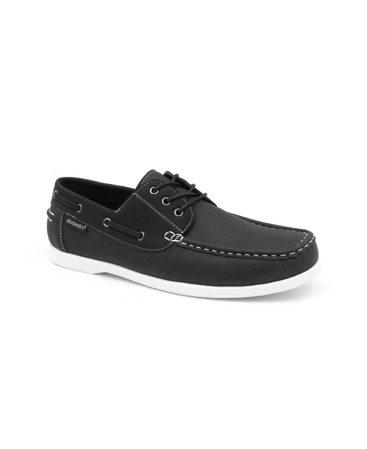 Akademiks Marina 2 Mens Boat Shoes Blue Product Image