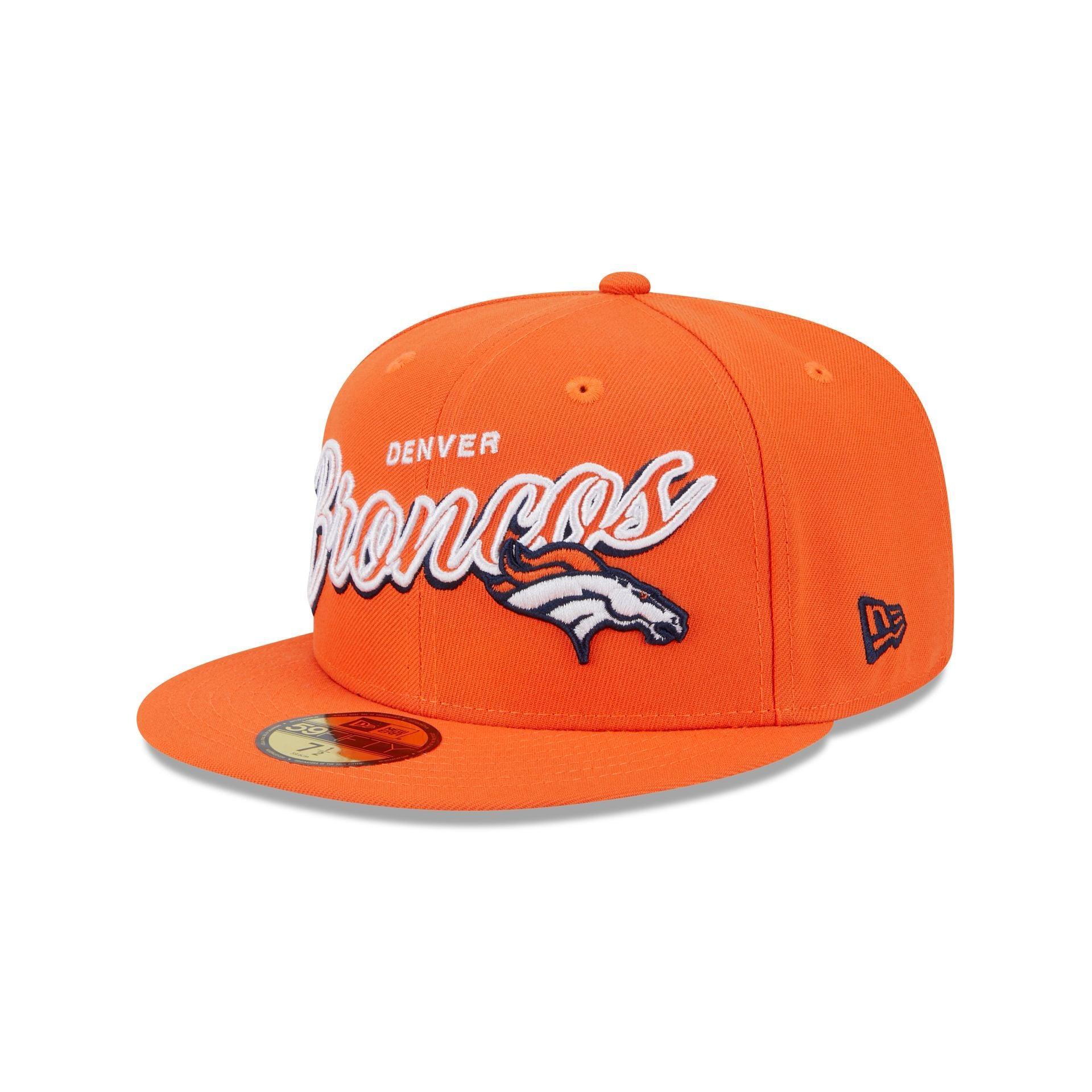 Denver Broncos Script Sided 59FIFTY Fitted Hat Male Product Image