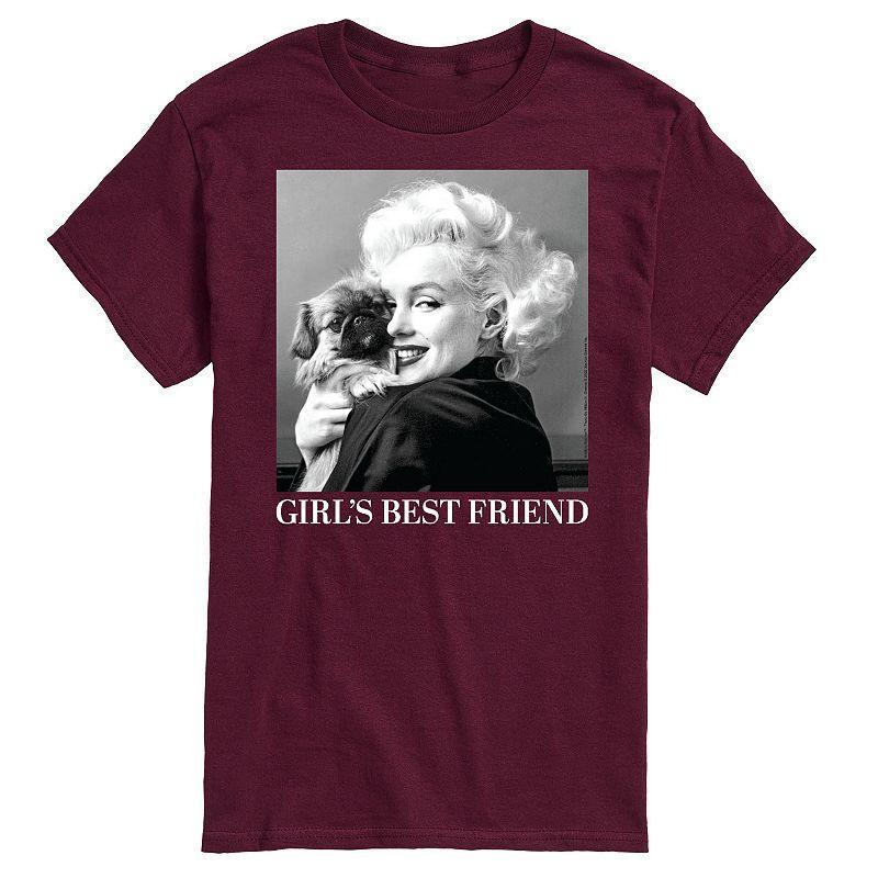 Mens Marilyn Monroe GRL PWR Tee Black Product Image