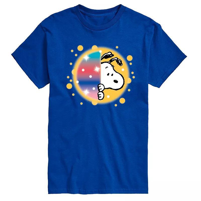 Mens Peanuts Snoopy Airbrush Peek Graphic Tee Product Image