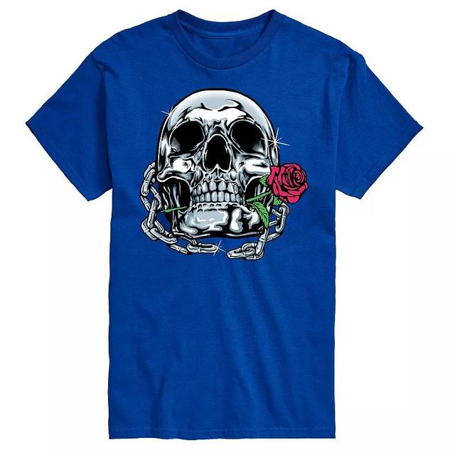 Mens Shiny Skull Art Tee Product Image