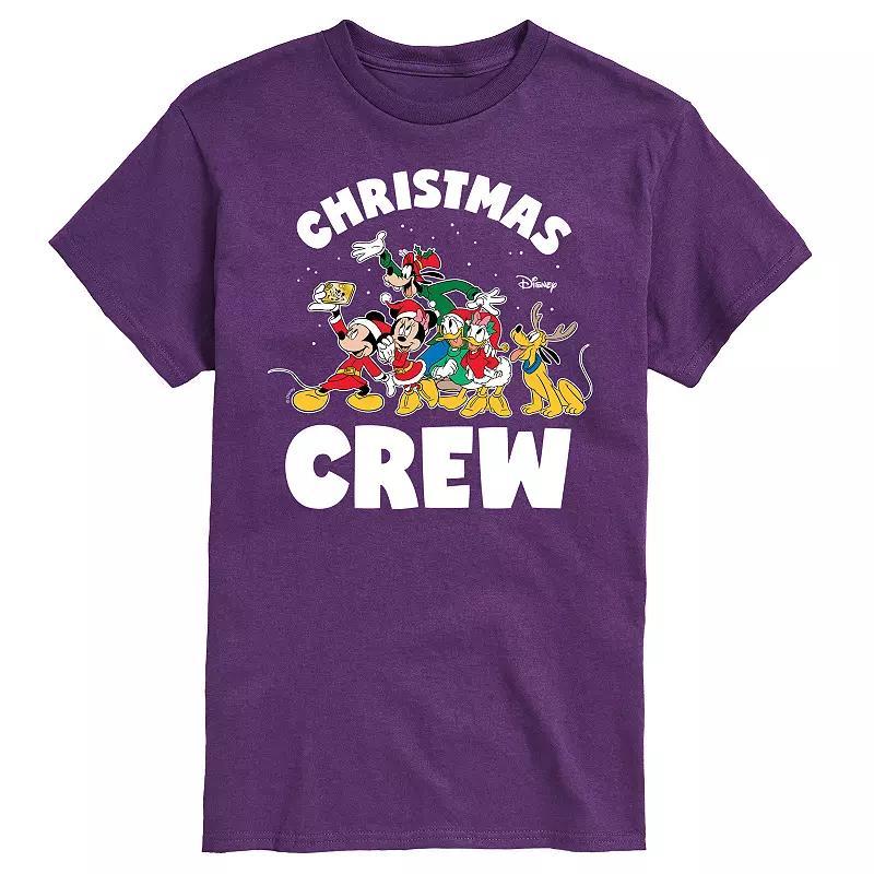 Disneys Big & Tall Christmas Crew Graphic Tee, Mens Product Image