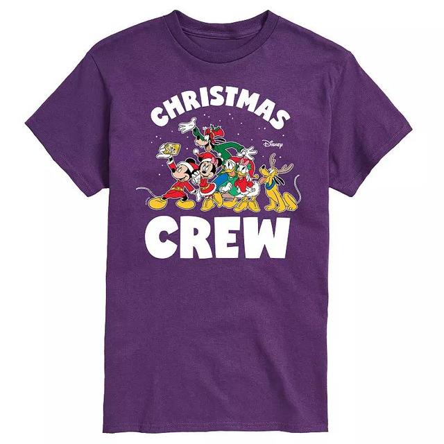 Disney Mens Christmas Crew Tee Med Blue Product Image