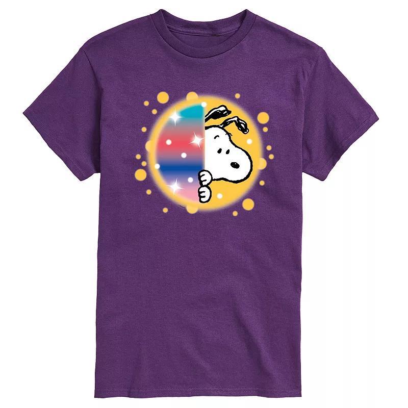 Mens Peanuts Snoopy Airbrush Peek Graphic Tee Product Image