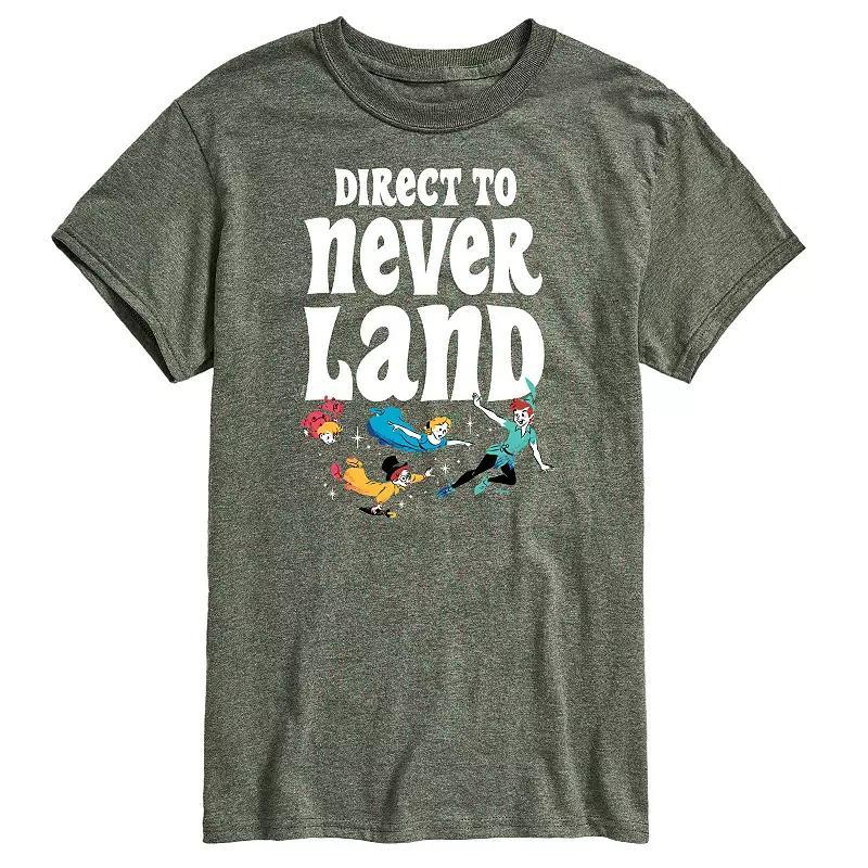 Disneys Peter Pan Big & Tall Never Land Graphic Tee, Mens Product Image