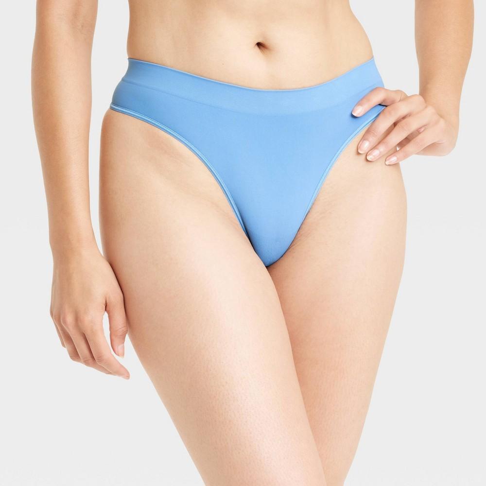 Womens Seamless Thong - Auden Blue Twilight XL Product Image