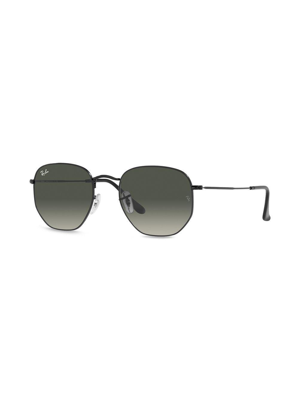 RAY BAN Logo Detail Oversized Sunglasses In Schwarz Product Image