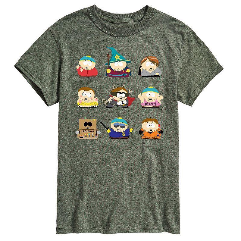 Mens South Park Cartman Grid Tee Product Image