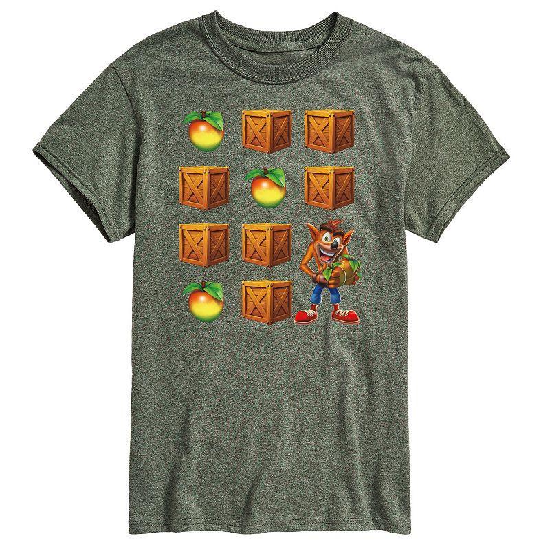 Mens Crash Bandicoot Crate Grid Tee Product Image