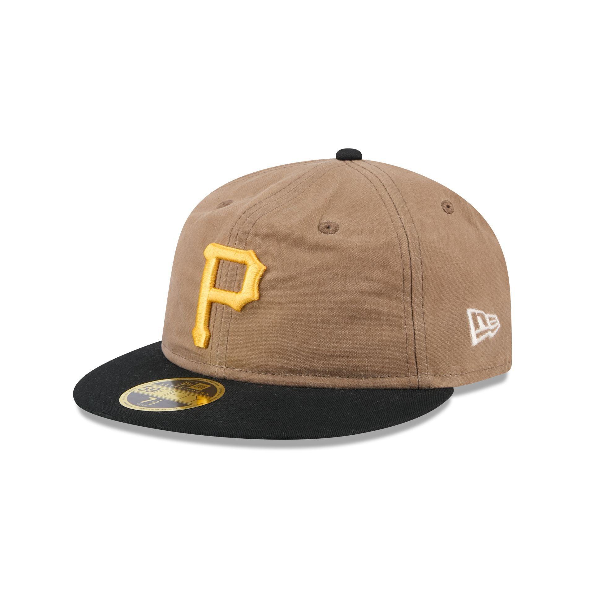 Pittsburgh Pirates Wax Canvas Retro Crown 59FIFTY Fitted Hat Male Product Image