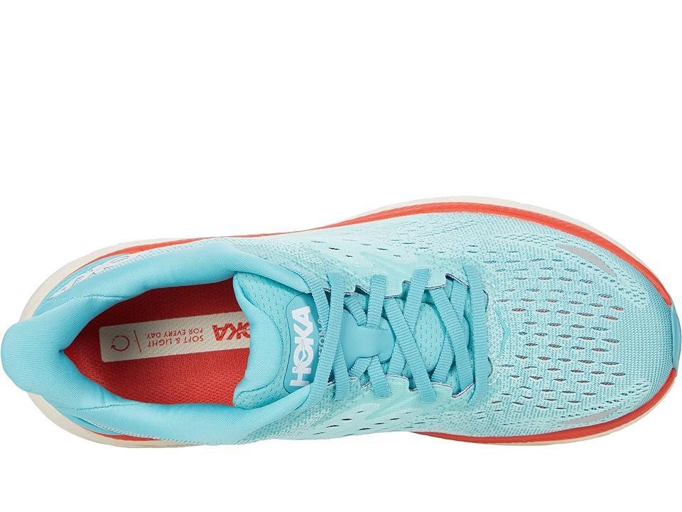 Hoka Women's Clifton 8 (Aquarelle/Eggshell ) Women's Shoes Product Image