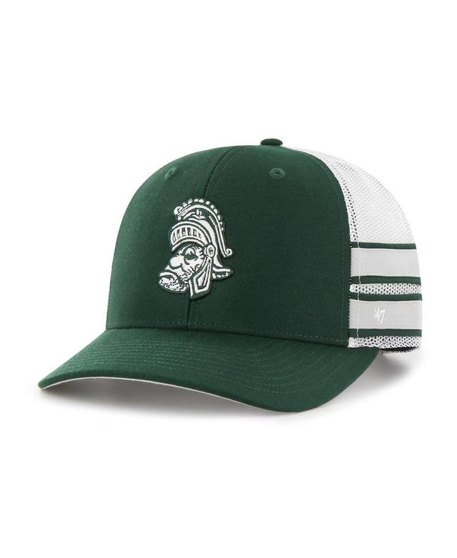 Mens 47 Michigan State Spartans Straight Eight Adjustable Trucker Hat Product Image