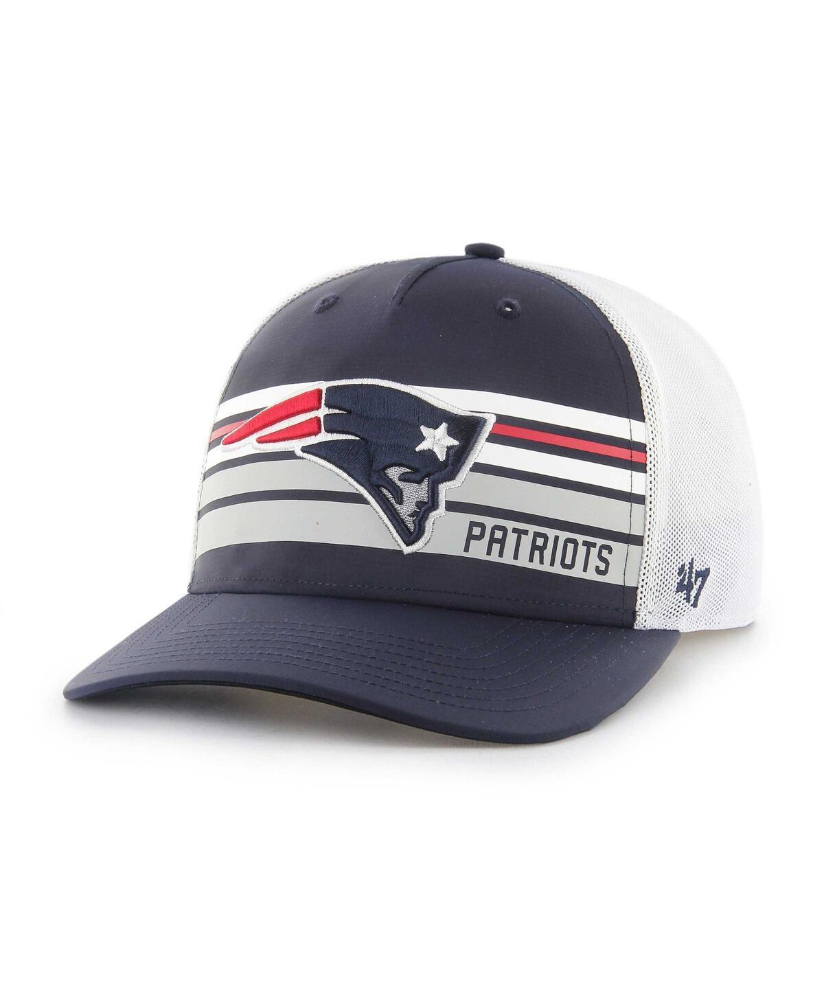 Mens 47 New England Patriots Altitude II MVP Trucker Snapback Hat, Blue Product Image