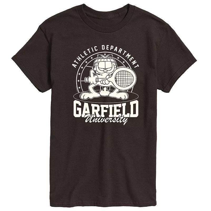 Mens Garfield Tennis Graphic Tee Blue Product Image